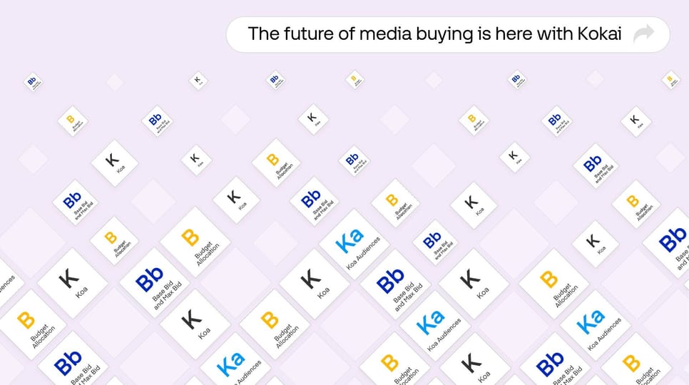 Kokai 引導媒體購買的未來 - The Trade Desk 平台上的程序化元素表以紫色呈現