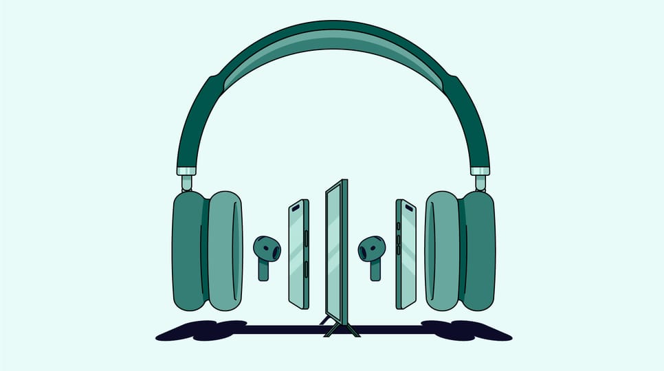 Green graphic representing The Trade Desk x Spotify Omnichannel Partnership